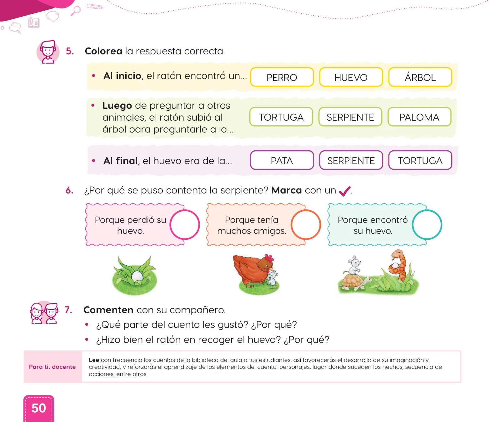 Miniatura página 52 de Cuadernillo de Comunicación 1. Primer grado de Primaria · 2024