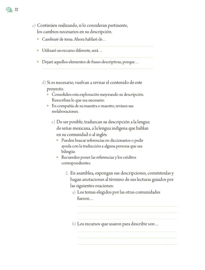 Página 35 de Proyectos de Aula. Libro de Educación Primaria Grado 6° Ciclo Escolar 2025 - 2026