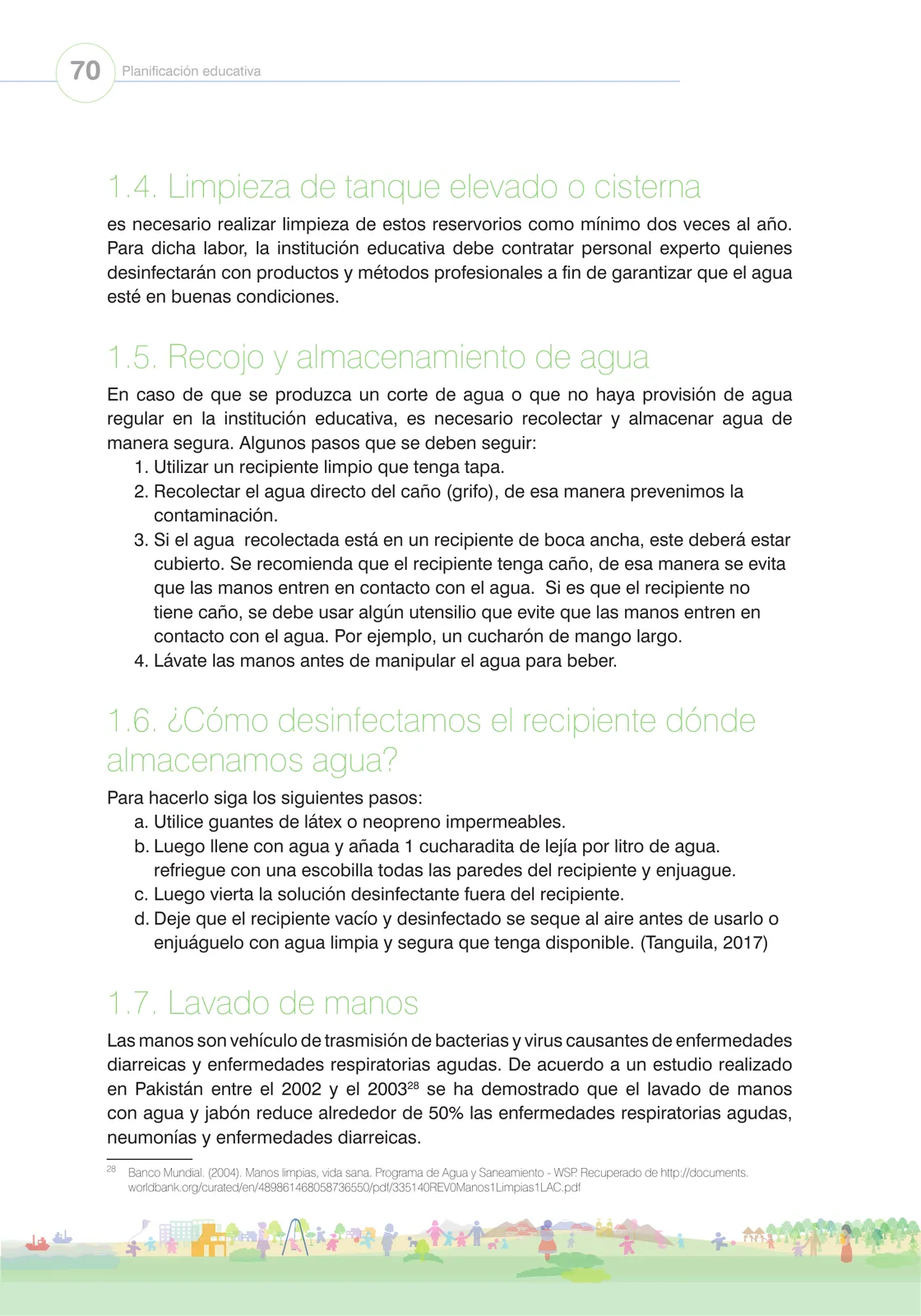 Página 72 de Orientaciones para el funcionamiento de las cunas y cunas jardín que brindan el servicio de educación y cuidado diurno con atención integral para niñas y niños de 12 a 36 meses : guía del servicio y protocolos · 2024
