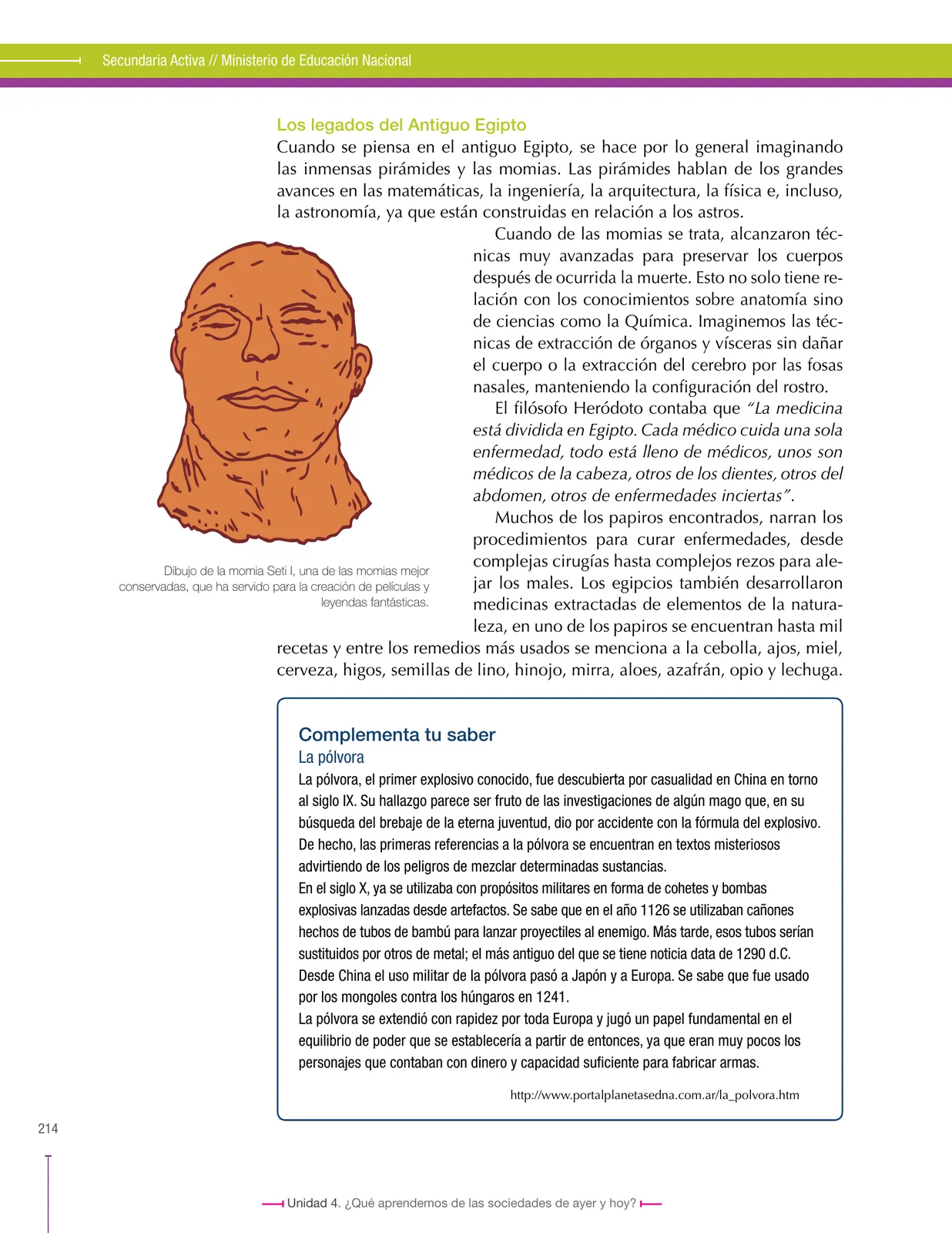 Miniatura página 214 de Ciencias Sociales 6° · Secundaria Activa