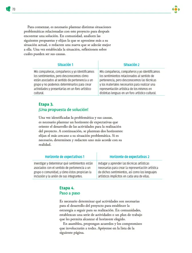 Página 71 de Colección Nanahuatzin. Nuestro libro de Proyectos. Tomo III. Libro de Educación Telesecundaria Grado 3° Ciclo Escolar 2025 - 2026