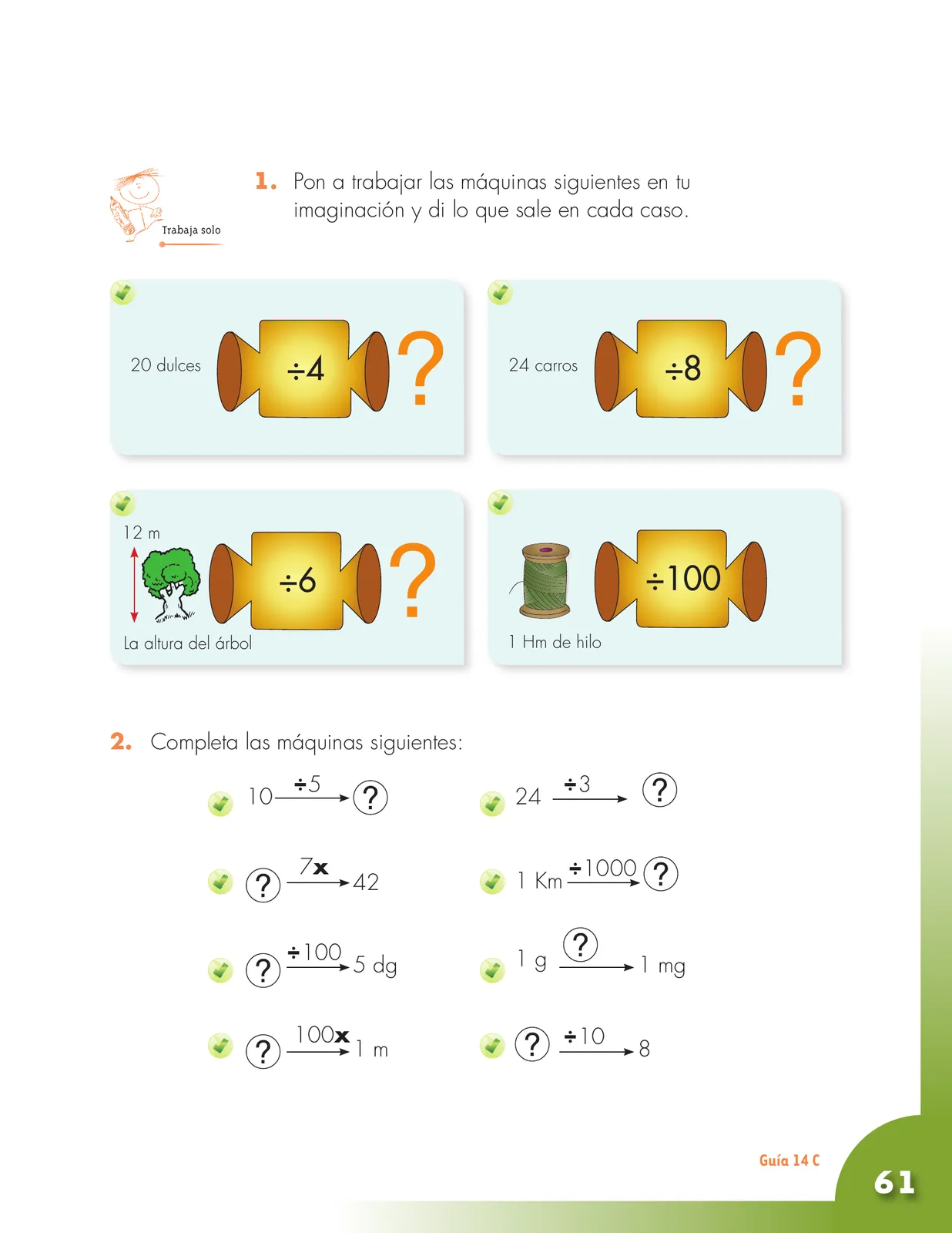 Página 61 de Matematica 3° · Cartilla 02