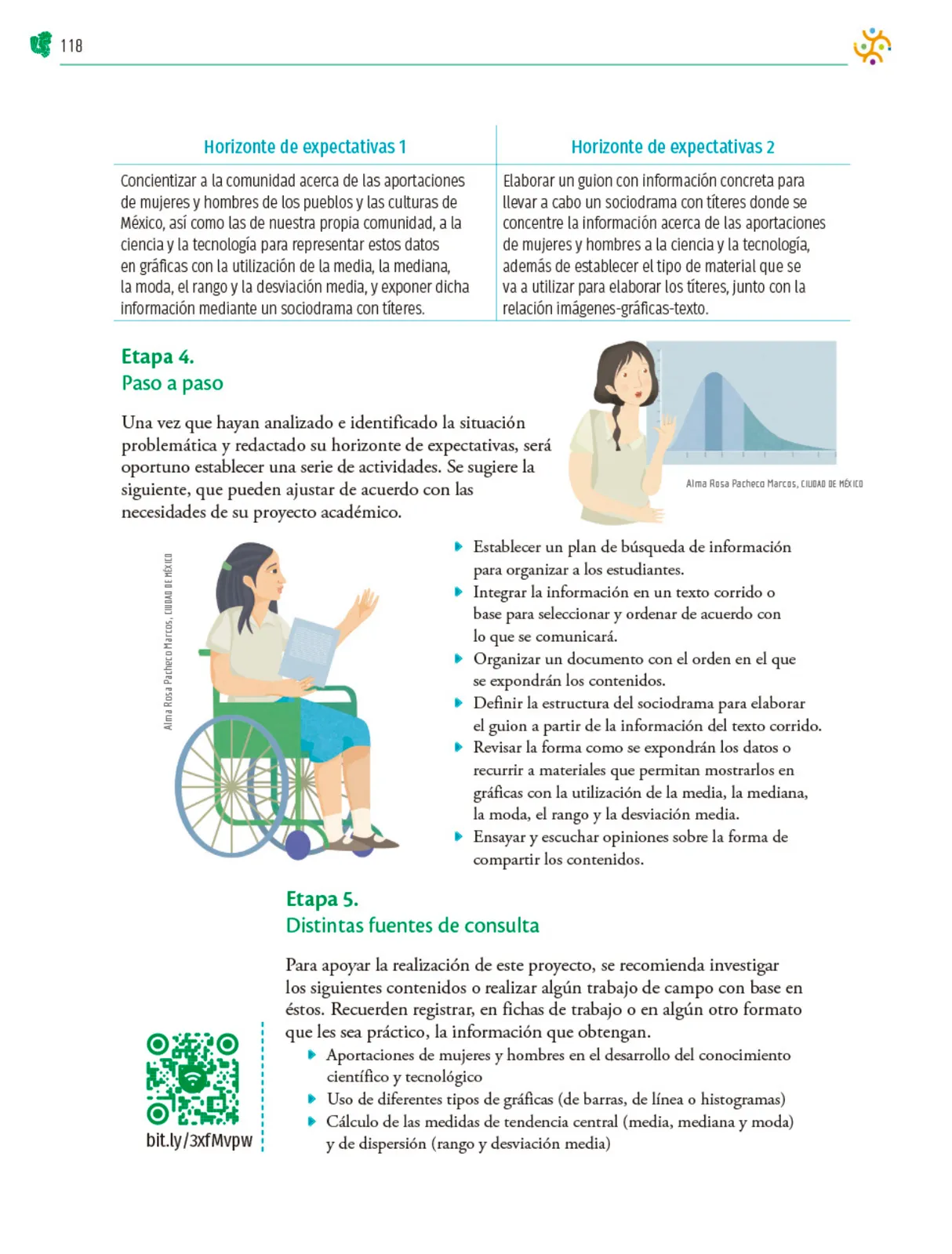 Miniatura página 119 de Colección Nanahuatzin. Nuestro libro de Proyectos. Tomo I.   Libro de Educación Telesecundaria Grado 3°  Ciclo Escolar 2025 - 2026