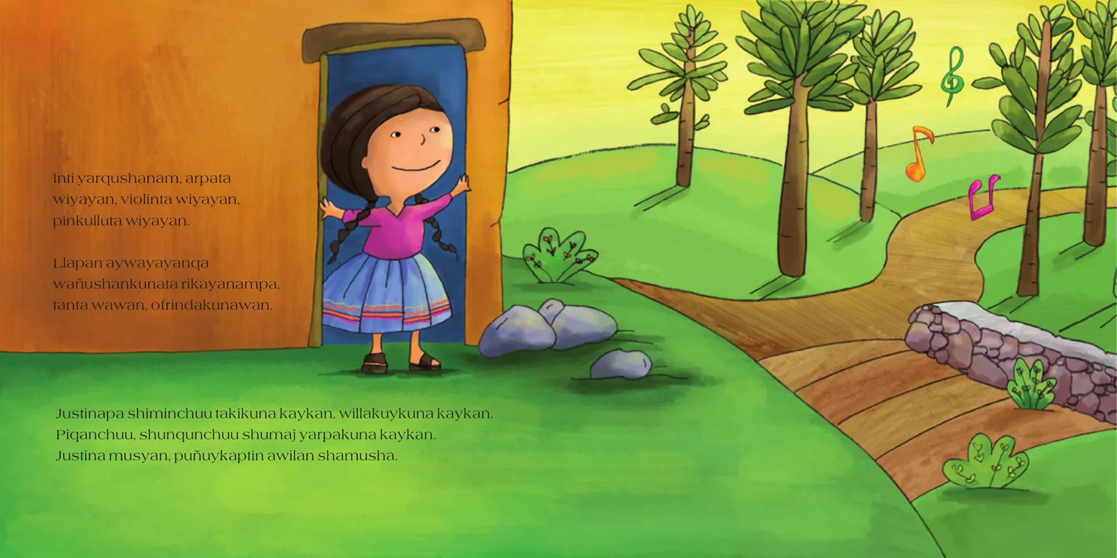 Página 10 de Awila Mikayla. Willakuy 10, Quechua Huánuco · 2009