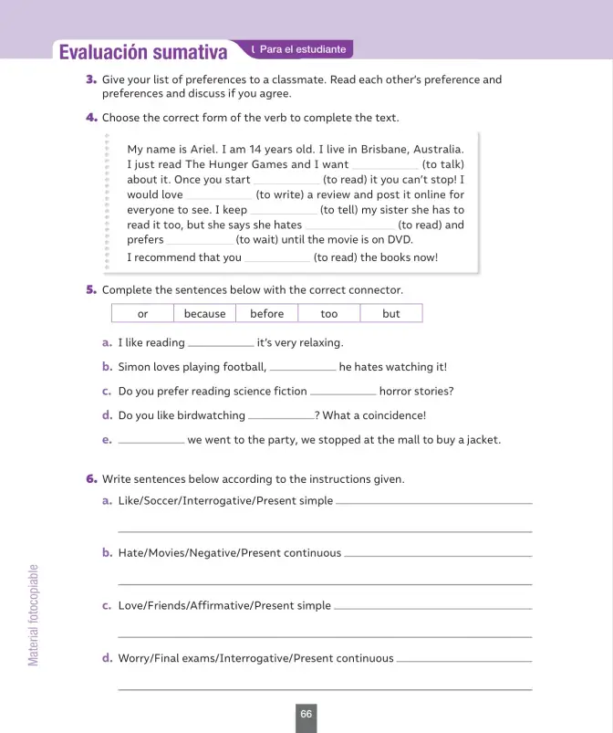 Página 67 de Inglés – Séptimo Básico | Student’s Book MINEDUC – Descargar PDF · 2024