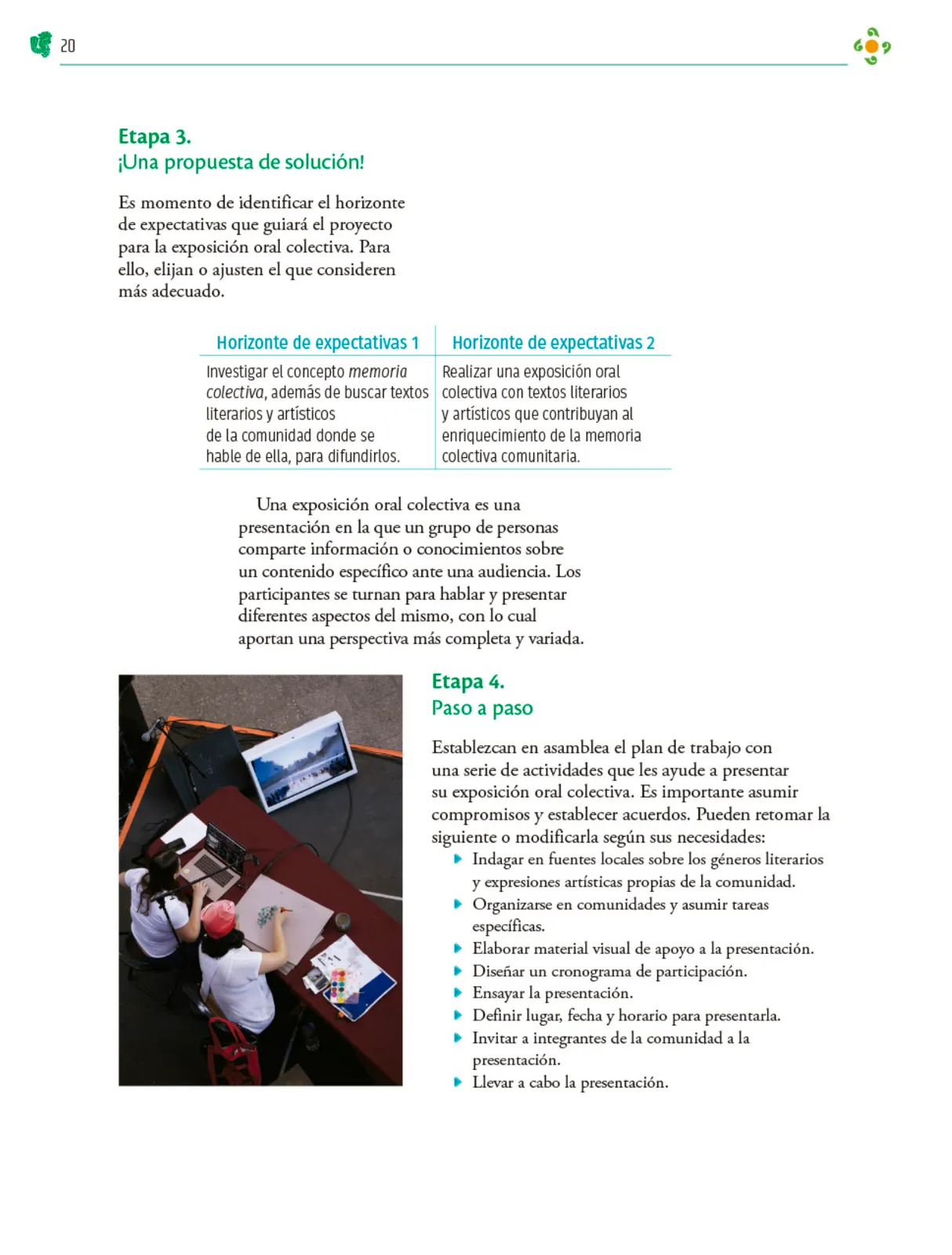 Miniatura página 21 de Colección Ximhai. Nuestro libro de Proyectos.  Tomo III.  Libro de Educación Telesecundaria Grado 1°  Ciclo Escolar 2025 - 2026