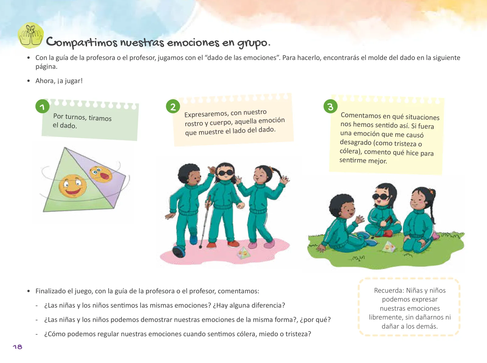 Página 20 de Cuadernillo de Tutoría 3 : tercer grado de Educación Primaria · 2021