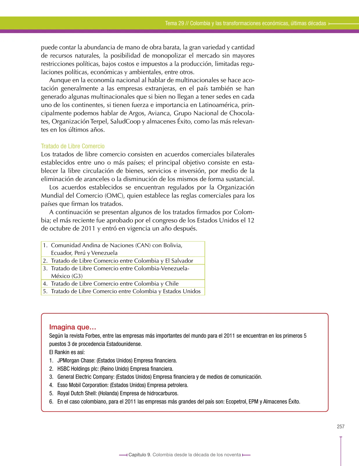 Página 257 de Ciencias Sociales 9° · Secundaria Activa