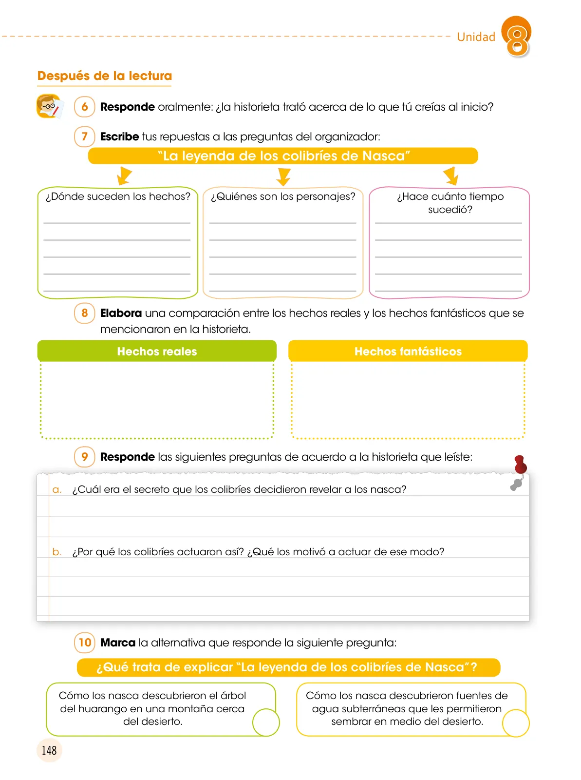 Página 149 de Comunicación 5 : cuaderno de trabajo para quinto grado de Educación Primaria 2019 · 2019