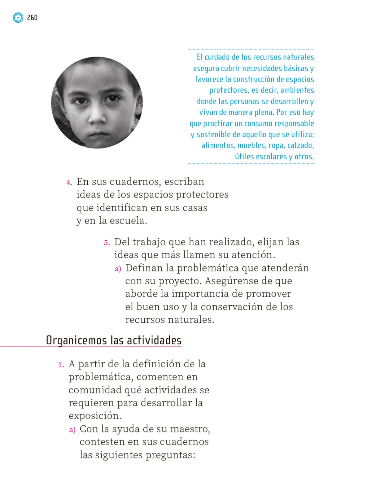 Página 261 de Proyectos Escolares. Libro de Educación Primaria Grado 1° Ciclo Escolar 2025 - 2026