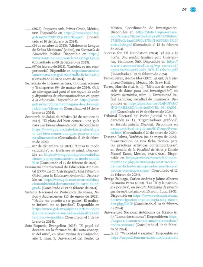 Página 242 de Nuestros saberes: Libro para alumnos, maestros y familia. Libro de Educación Primaria Grado 1° Ciclo Escolar 2025 - 2026