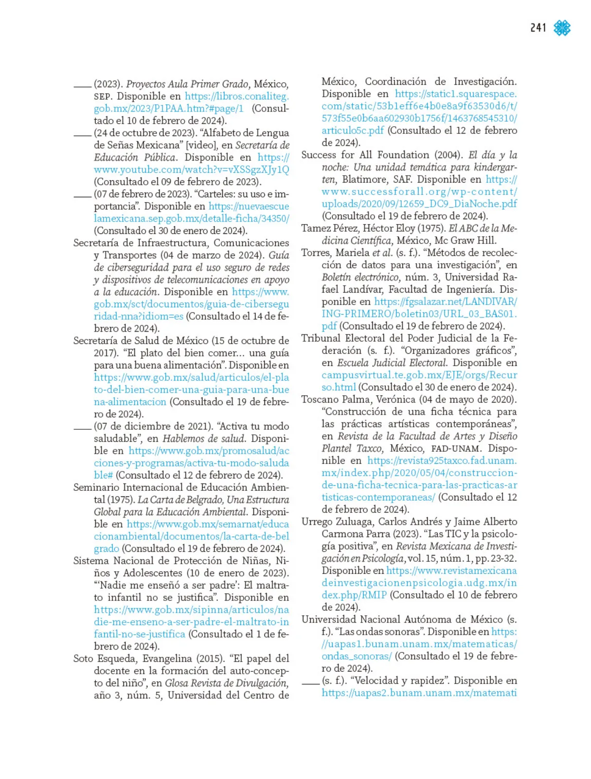Miniatura página 242 de Nuestros saberes: Libro para alumnos, maestros y familia.   Libro de Educación Primaria Grado 1°  Ciclo Escolar 2025 - 2026