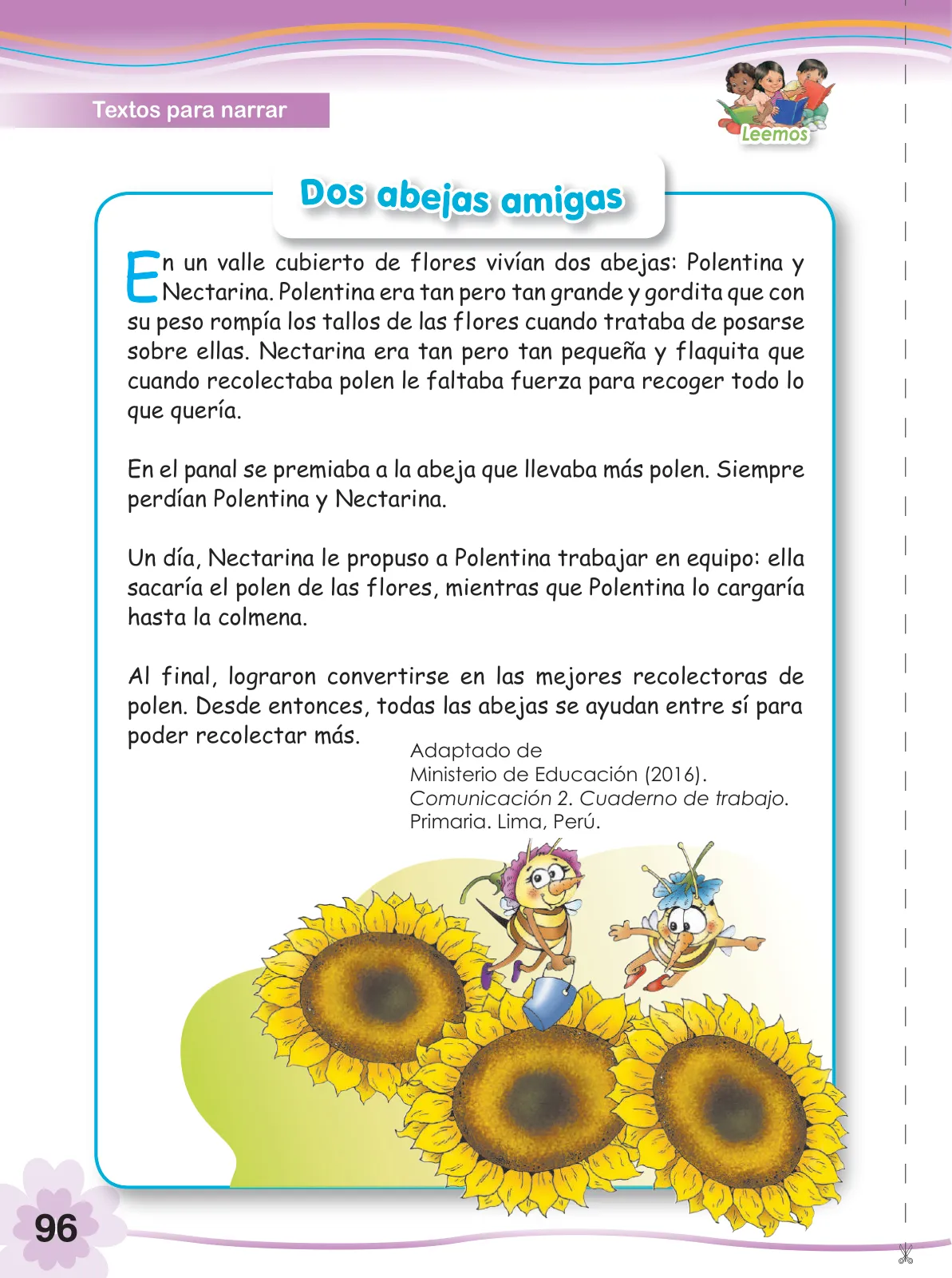 Miniatura página 98 de Comunicación 2 : cuaderno de trabajo para segundo grado de Educación Primaria 2019 · 2019