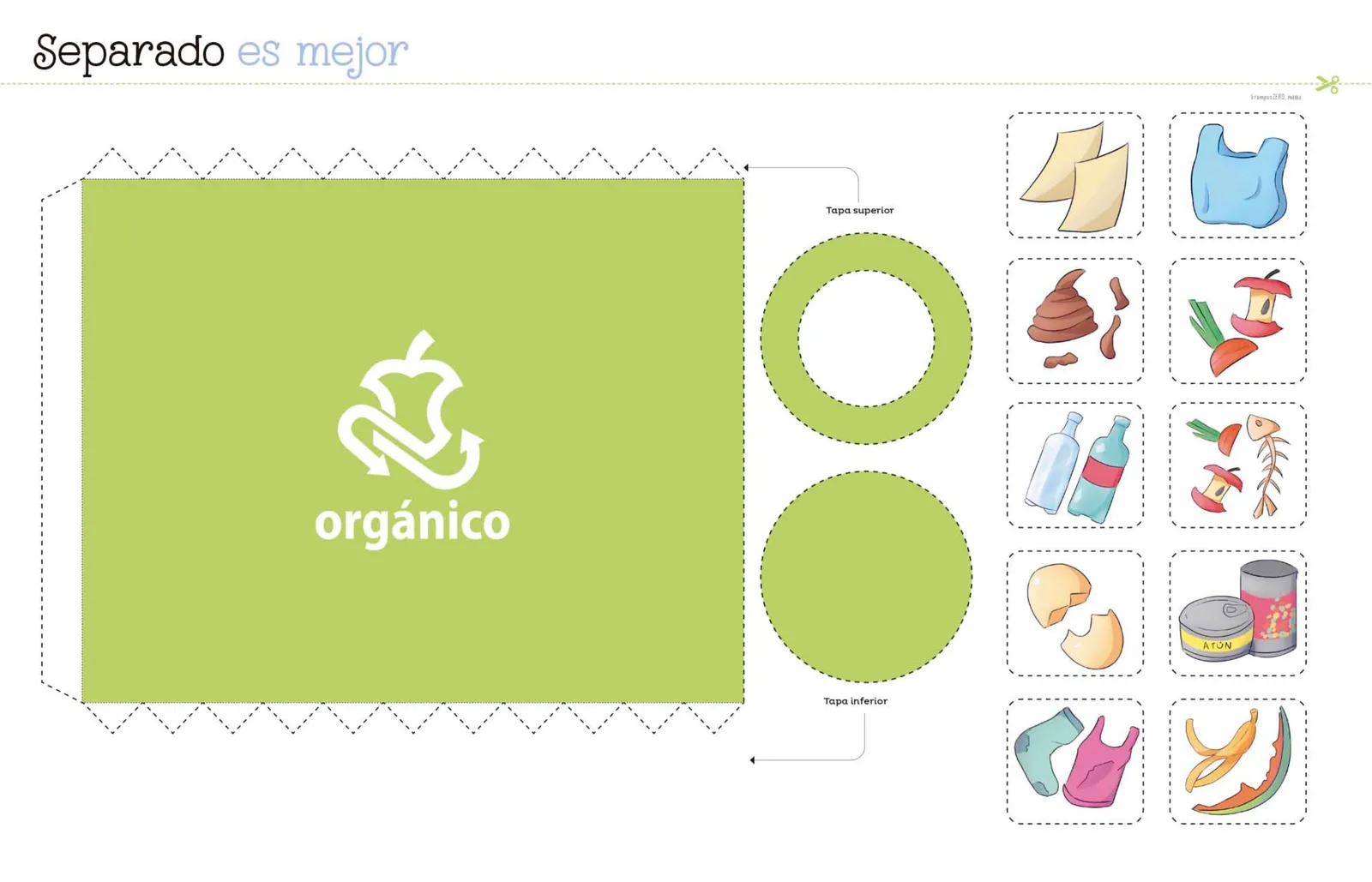 Página 44 de Jugar e imaginar con mi material manipulable de Preescolar. Libro de Educación Preescolar Grado 1° Ciclo Escolar 2025 - 2026