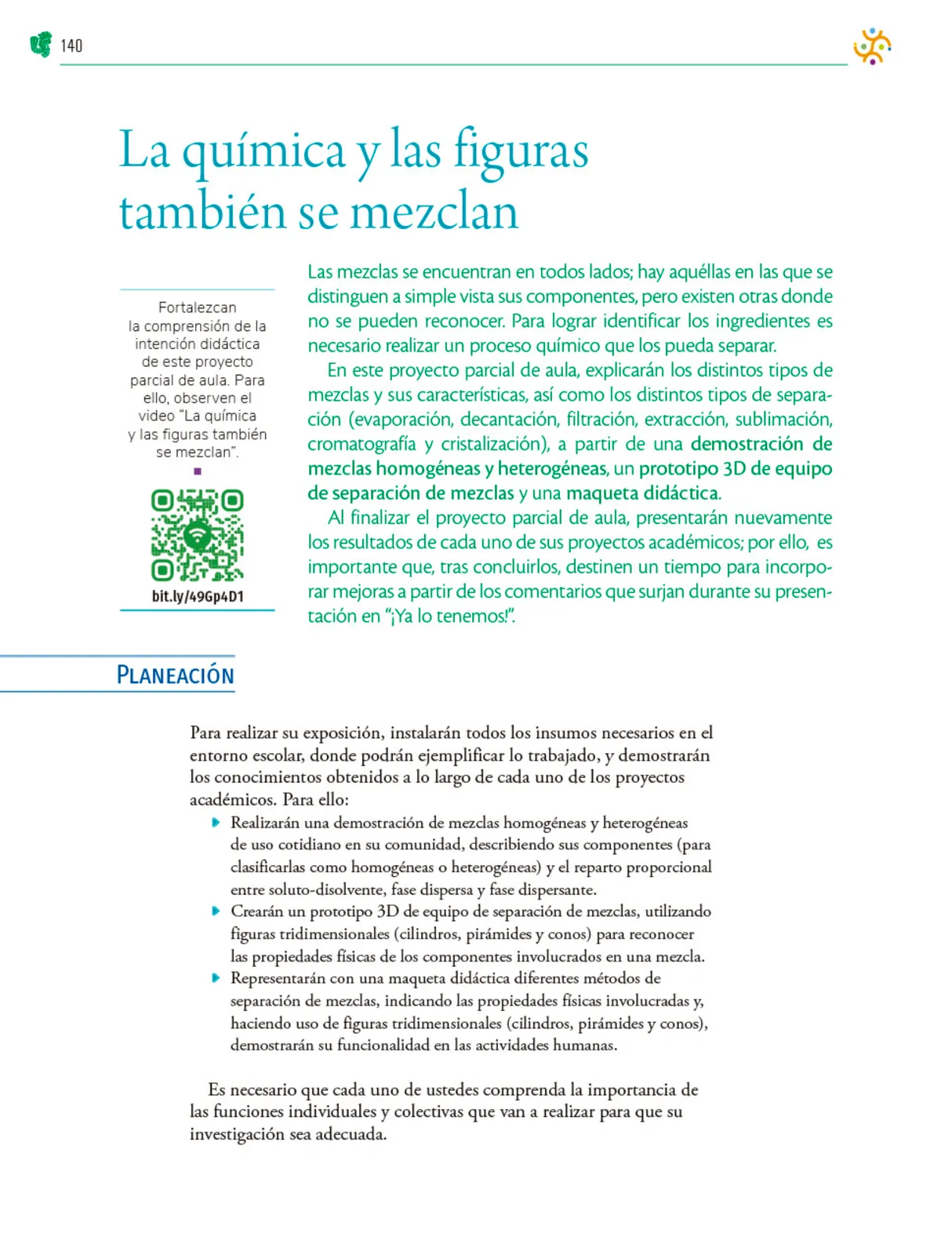 Página 141 de Colección Nanahuatzin. Nuestro libro de Proyectos. Tomo I.   Libro de Educación Telesecundaria Grado 3°  Ciclo Escolar 2025 - 2026