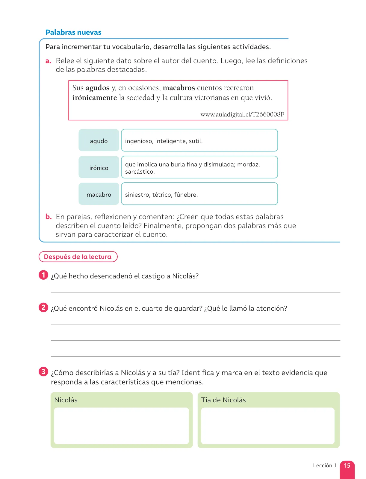 Miniatura página 17 de Lenguaje y Comunicación – Sexto Básico | Texto del Estudiante MINEDUC – Descargar PDF · 2024