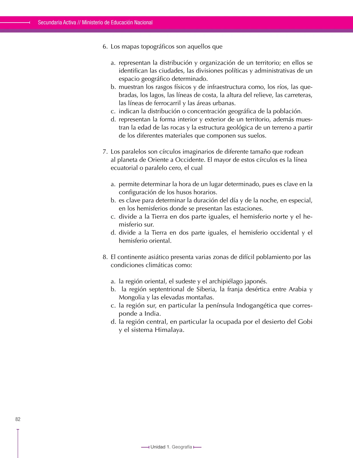 Miniatura página 82 de Ciencias Sociales 8° · Secundaria Activa