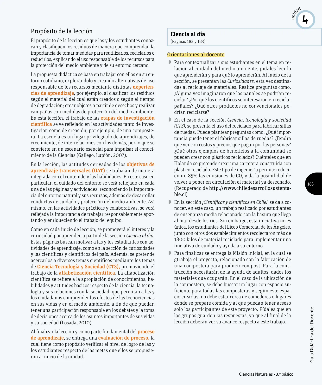 Miniatura página 106 de Ciencias Naturales – Tercero Básico | Texto del Estudiante MINEDUC – Descargar PDF · 2024