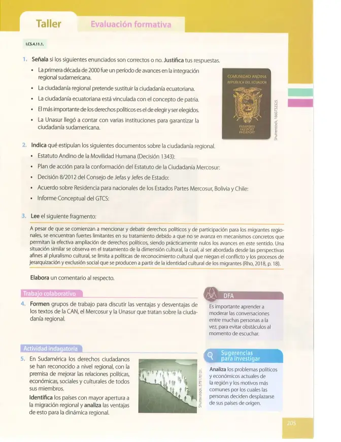 Página 204 de Estudios Sociales 10° · Egb 10 Estudios Sociales 2025 · 2025