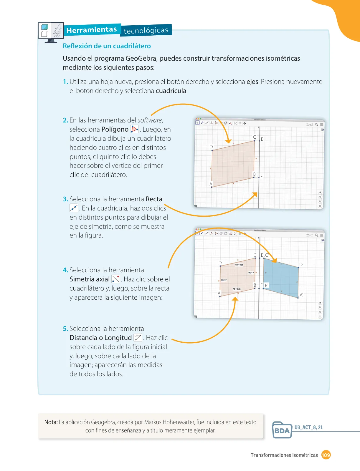 Miniatura página 111 de Matemática – Octavo Básico | Texto del Estudiante MINEDUC – Descargar PDF · 2024