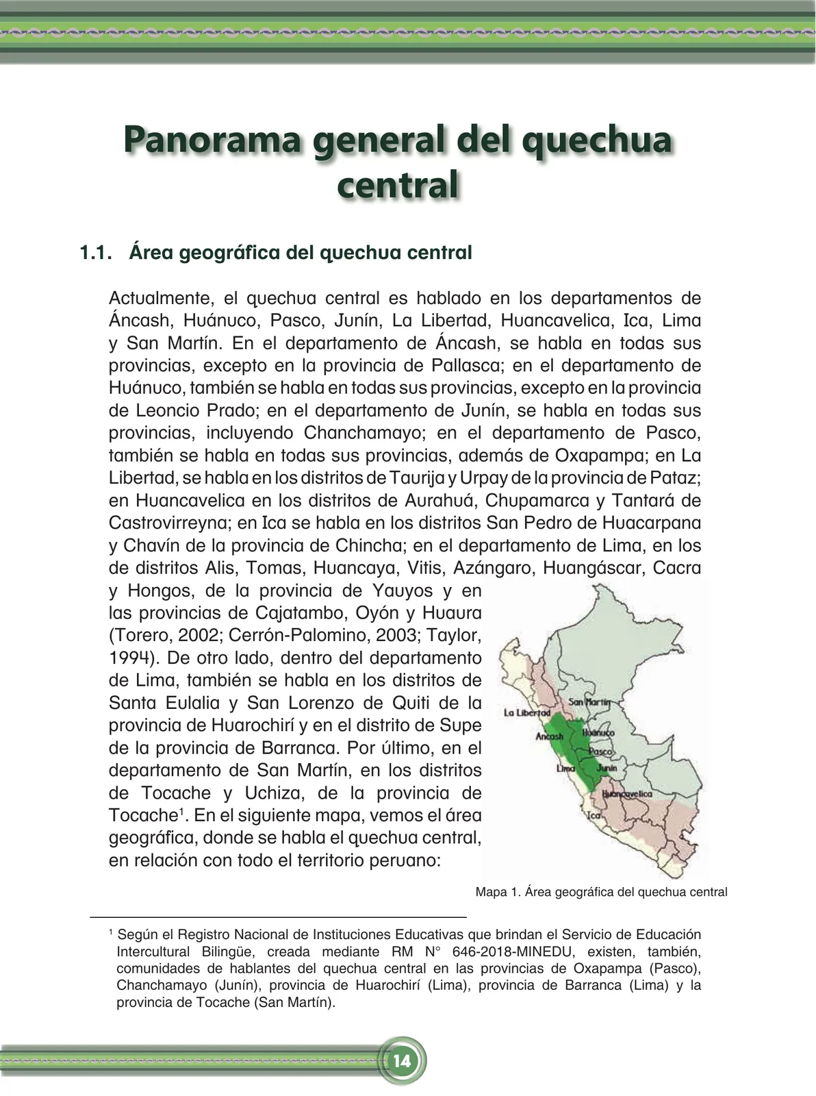 Miniatura página 16 de Chawpin qichwata alli qillqanapaq maytu = Manual de escritura quechua central · 2020