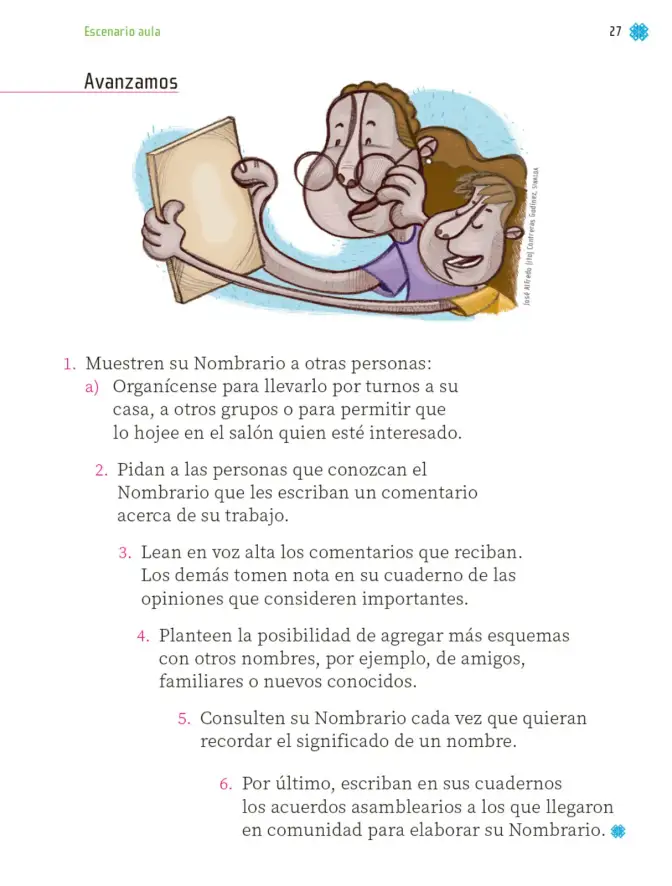 Página 28 de Proyectos de Aula. Libro de Educación Primaria Grado 1° Ciclo Escolar 2025 - 2026