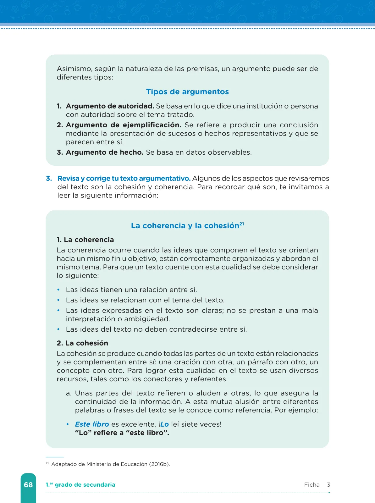 Miniatura página 70 de Fichas de aprendizaje de Comunicación 1 · 2024