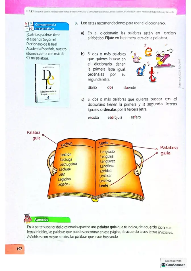 Página 192 de Lengua y Literatura 4° · 2025