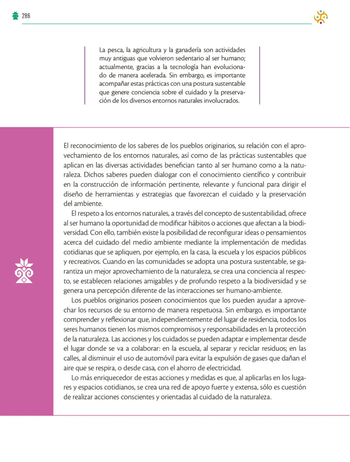 Miniatura página 287 de Colección Ximhai. Saberes y pensamiento científico.   Libro de Educación Telesecundaria Grado 1°  Ciclo Escolar 2025 - 2026