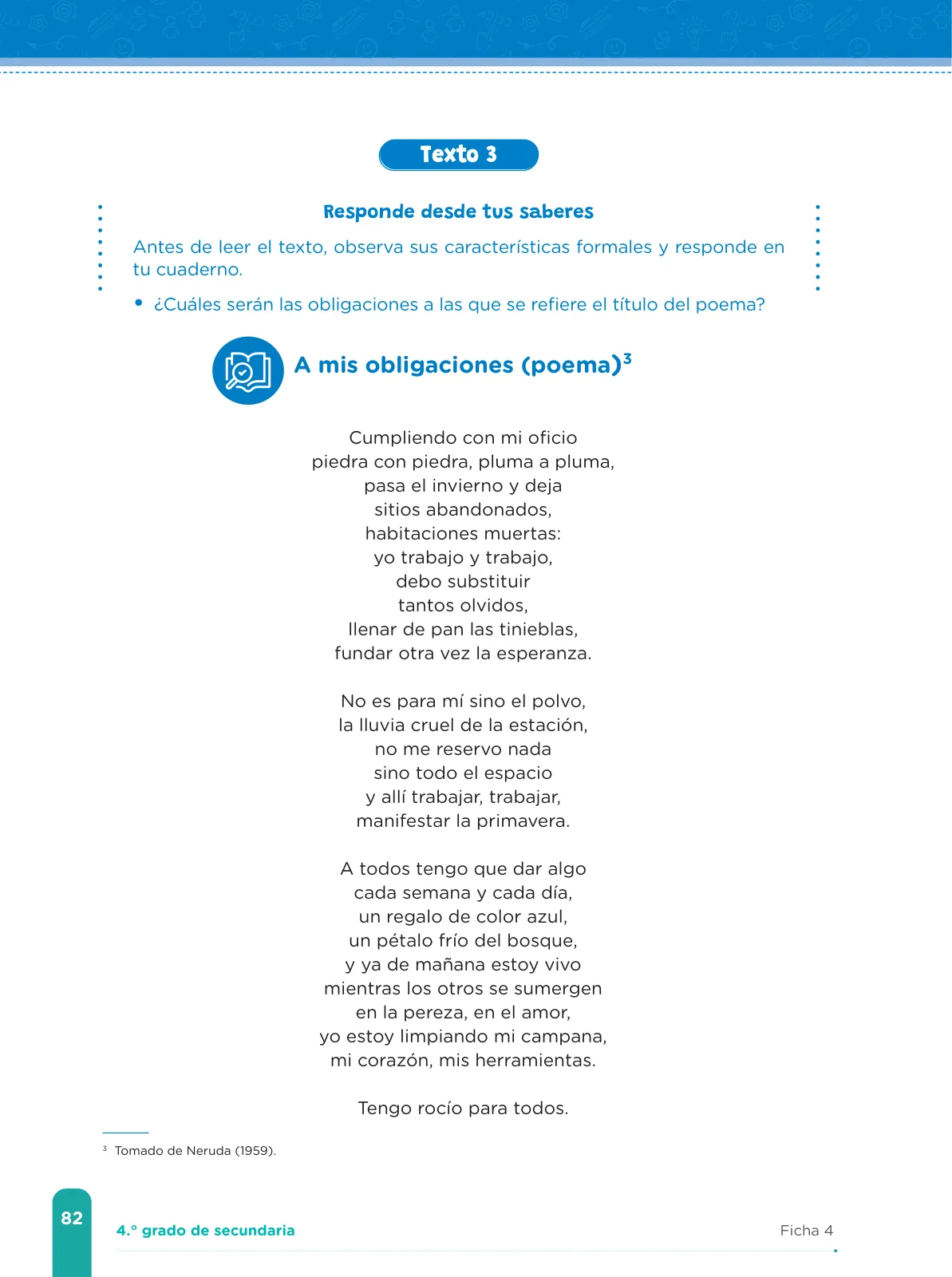 Página 84 de Fichas de aprendizaje de Comunicación 4 · 2024