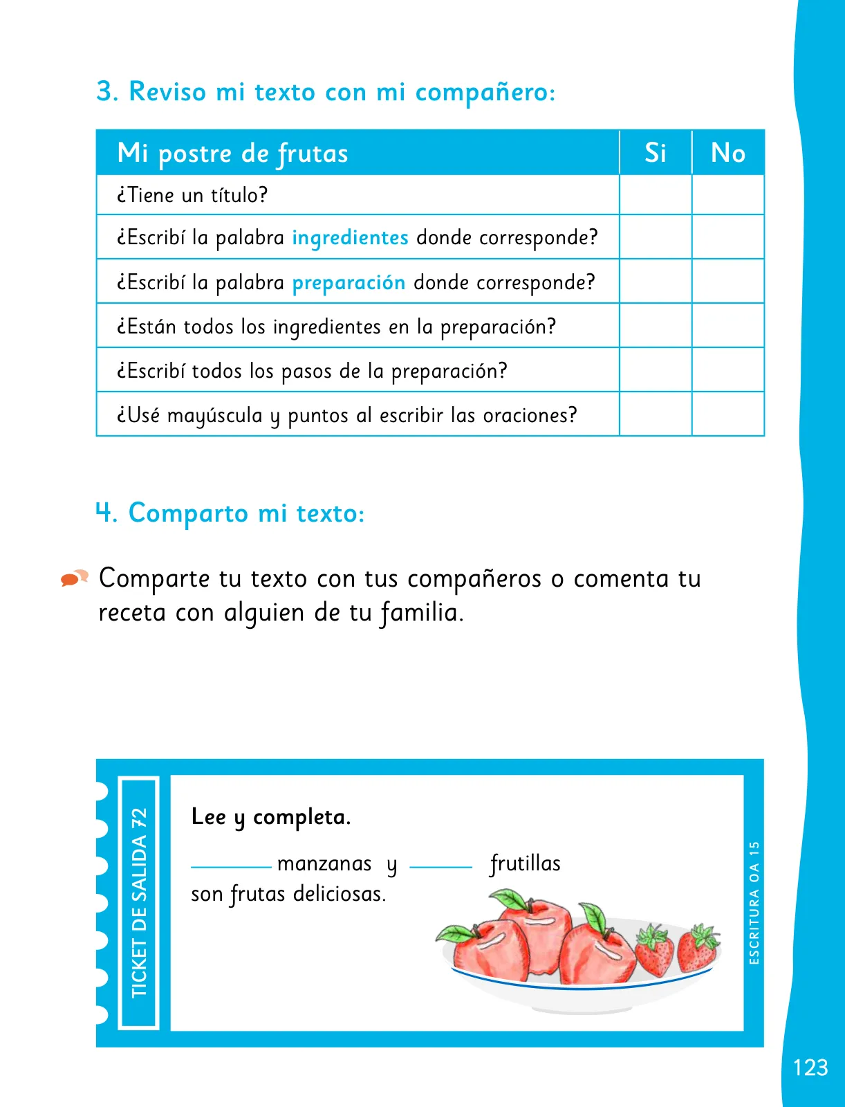 Página 125 de Lenguaje y Comunicación – Segundo Básico – Texto del Estudiante MINEDUC – Descargar PDF · 2024