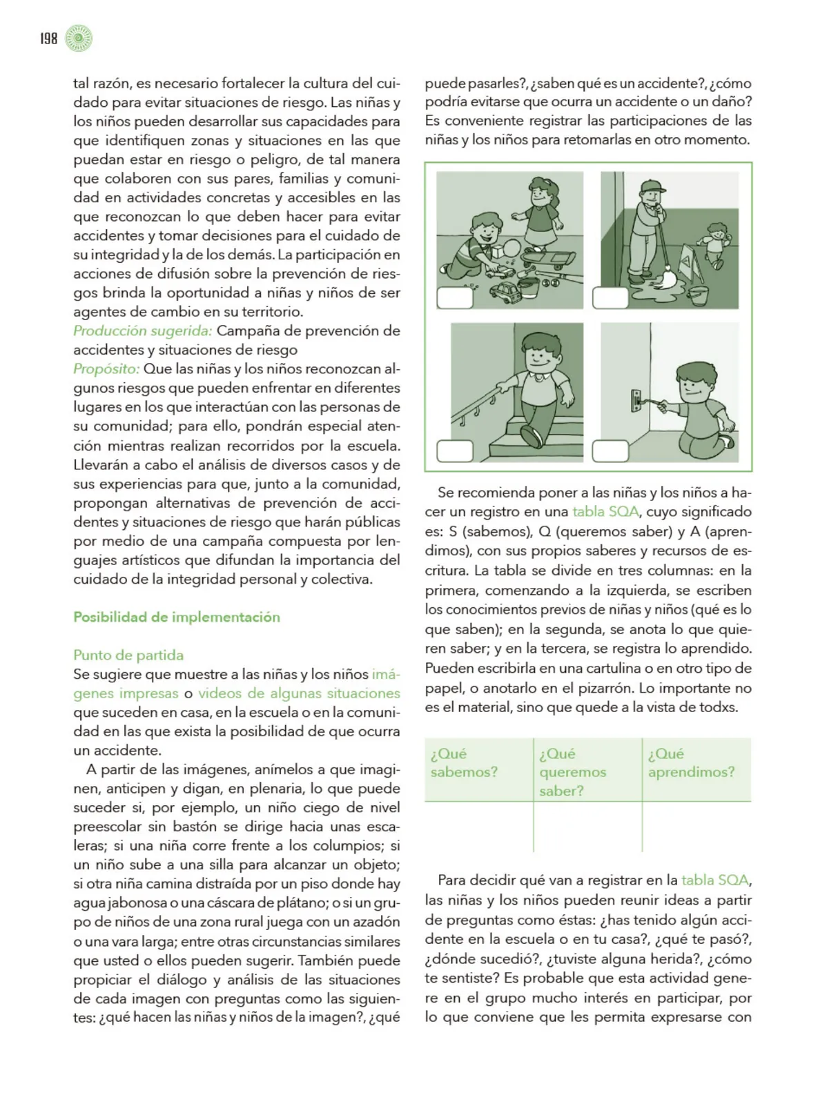 Miniatura página 199 de Modalidades de trabajo para la acción transformadora y el codiseño  Libro de Educación Preescolar Grado 1°, 2°, 3°  Ciclo Escolar 2025 - 2026