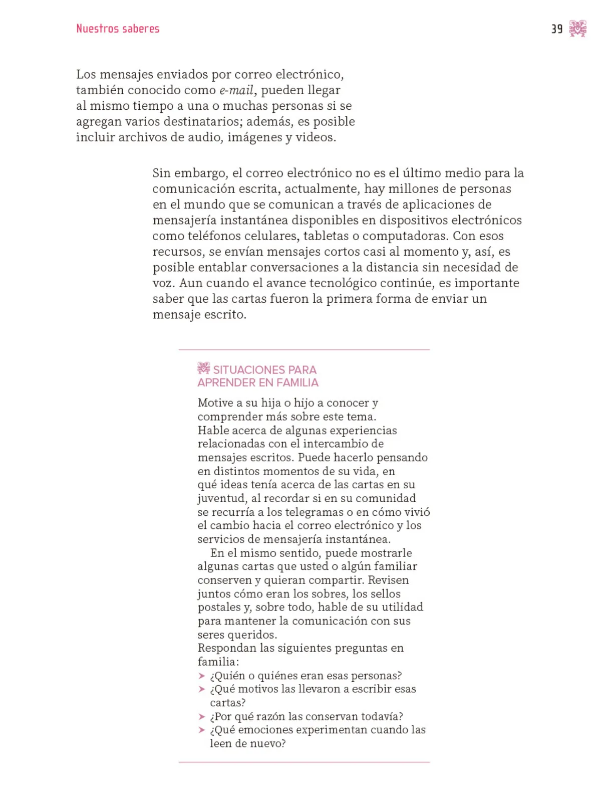Página 40 de Nuestros saberes: Libro para alumnos, maestros y familia. Libro de Educación Primaria Grado 3° Ciclo Escolar 2025 - 2026