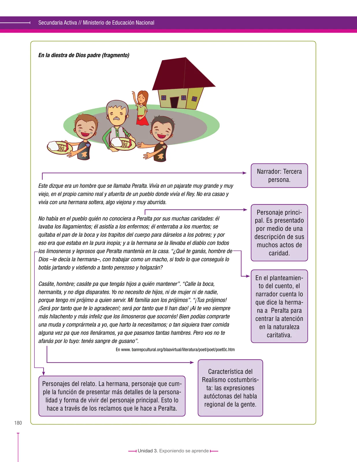 Página 180 de Lenguaje 8° · Secundaria Activa