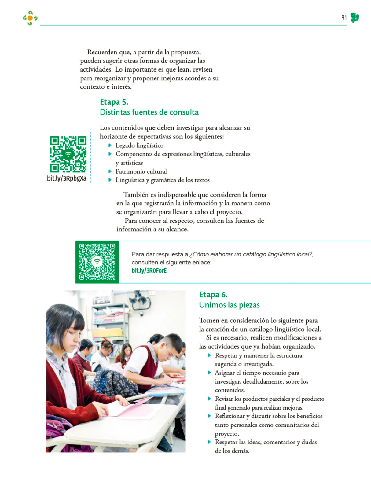 Página 92 de Colección Ximhai. Nuestro libro de Proyectos. Tomo I.   Libro de Educación Telesecundaria Grado 1°  Ciclo Escolar 2025 - 2026