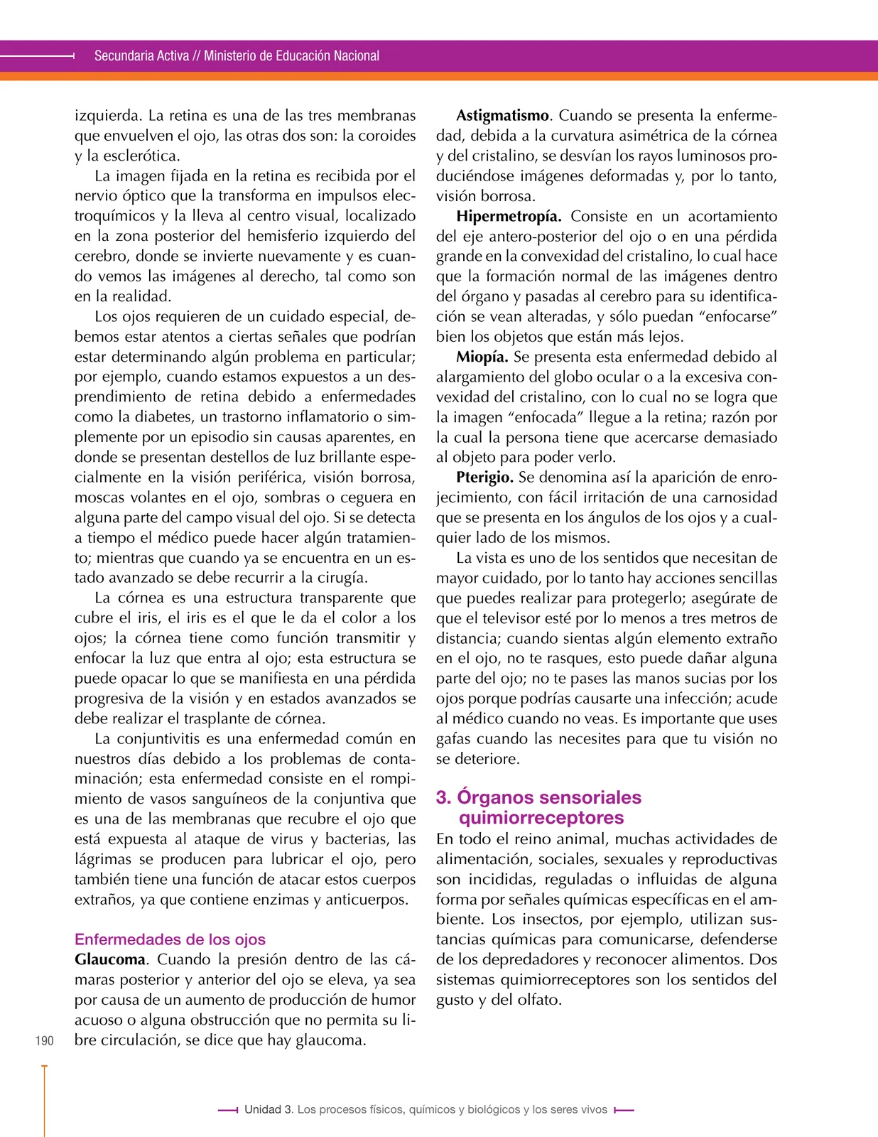 Miniatura página 190 de Ciencias Naturales 8° · Secundaria Activa