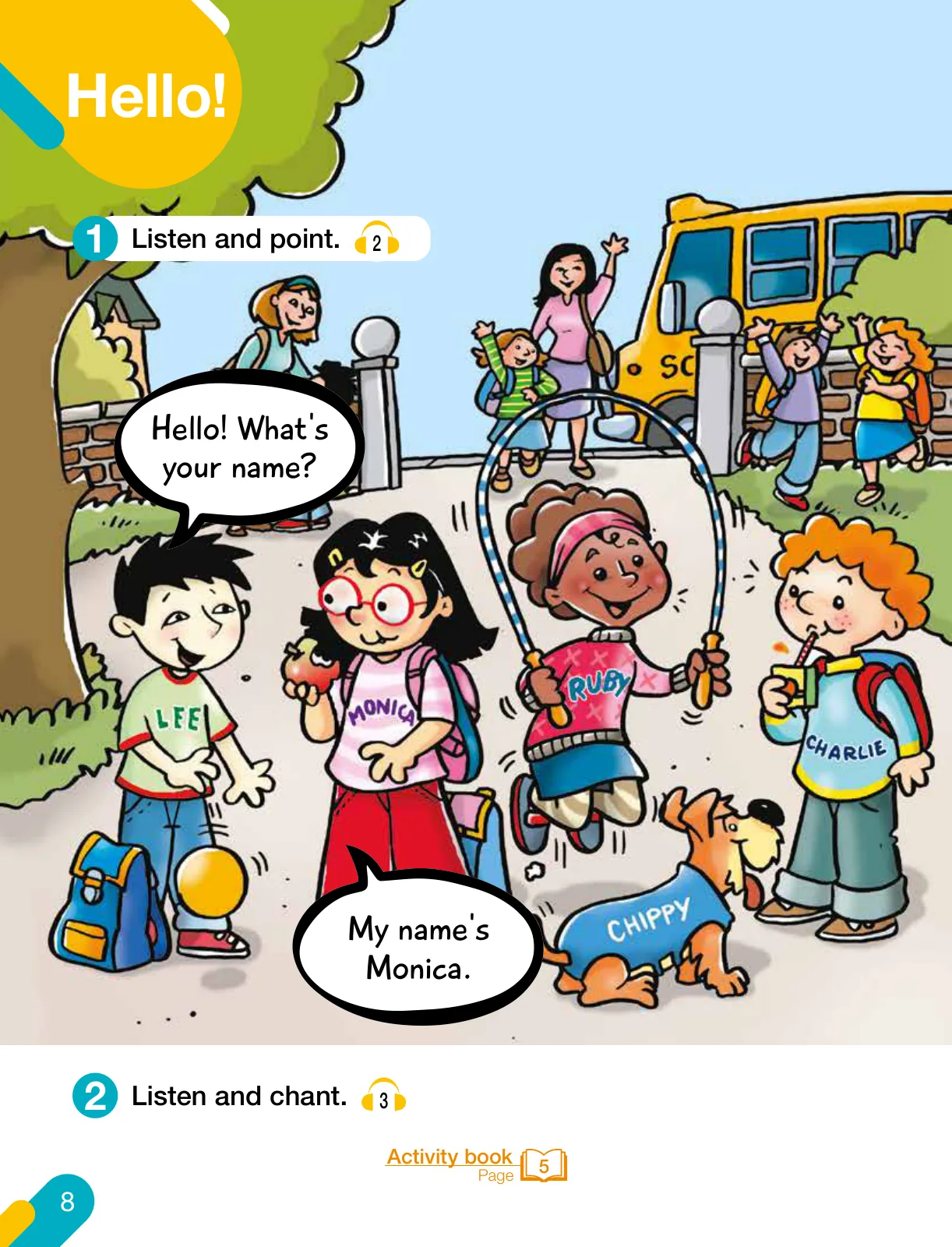 Página 10 de Inglés – Primero Básico | Student’s Book MINEDUC – Descargar PDF · 2024