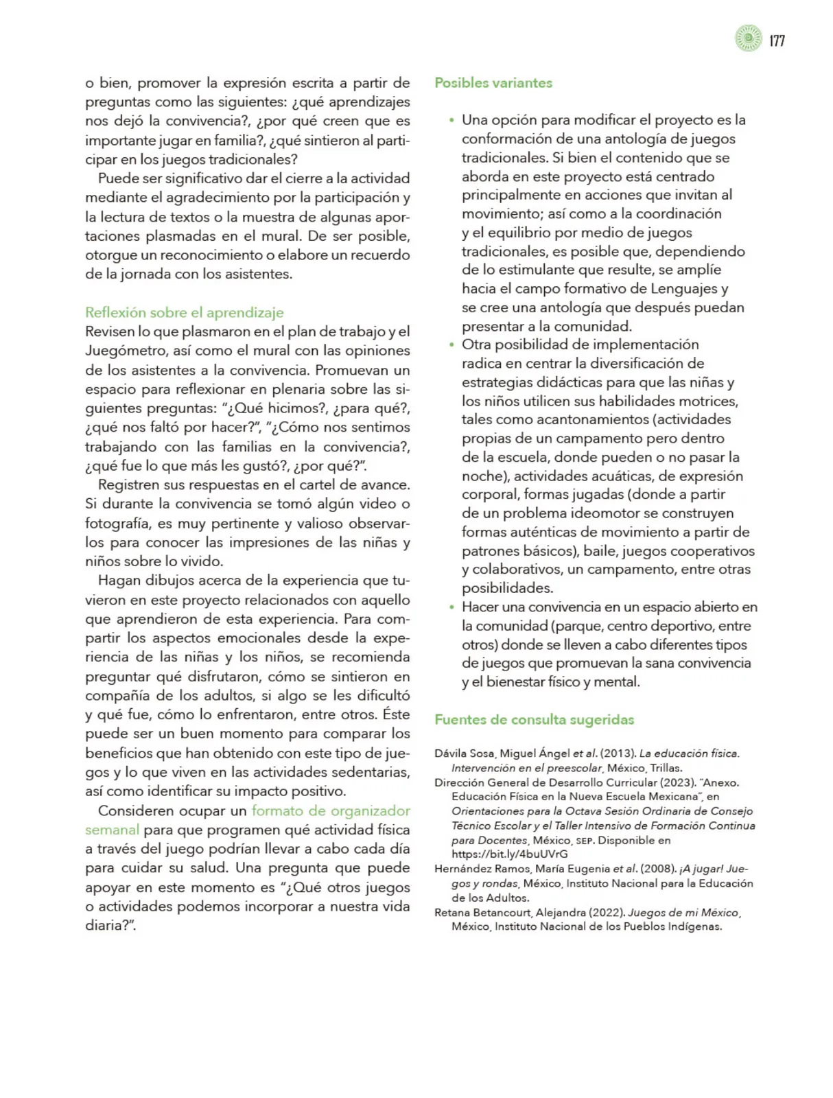 Página 178 de Modalidades de trabajo para la acción transformadora y el codiseño Libro de Educación Preescolar Grado 1°, 2°, 3° Ciclo Escolar 2025 - 2026