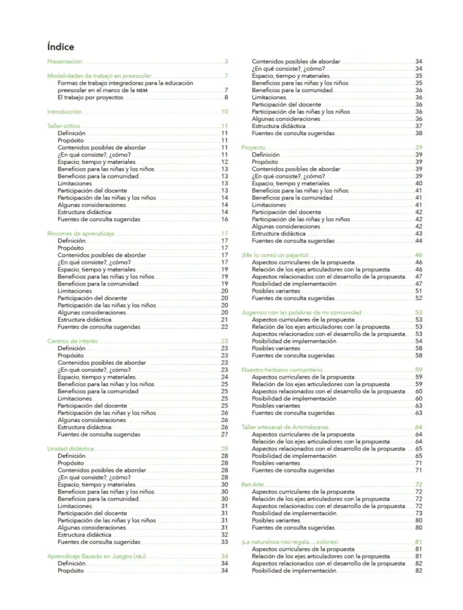 Página 6 de Modalidades de trabajo para la acción transformadora y el codiseño Libro de Educación Preescolar Grado 1°, 2°, 3° Ciclo Escolar 2025 - 2026
