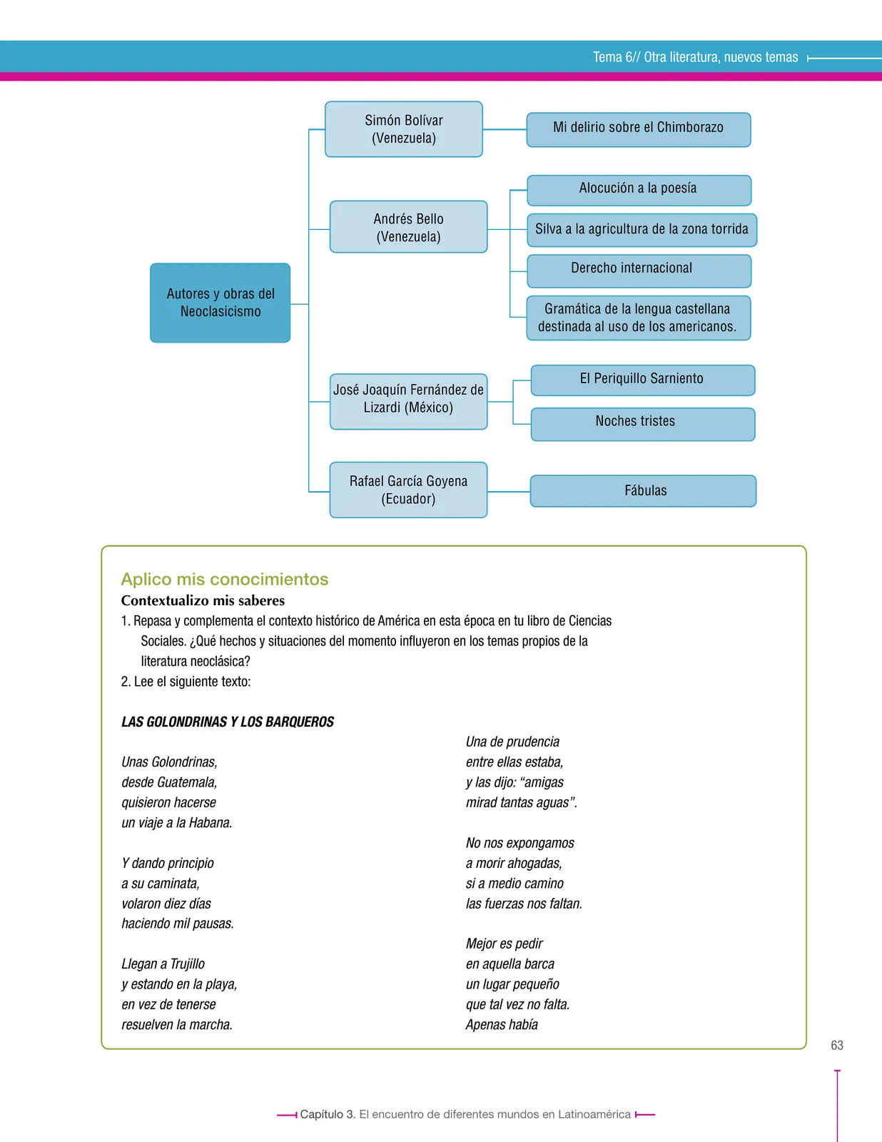 Página 63 de Lenguaje 9° · Secundaria Activa