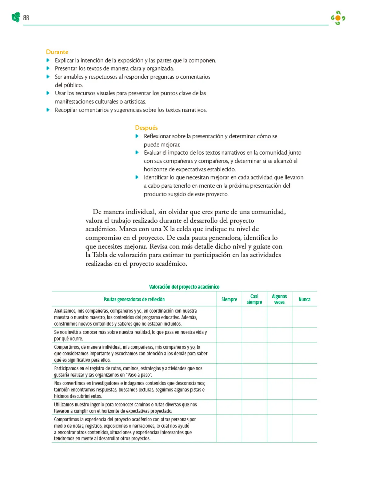 Miniatura página 89 de Colección Sk´asolil. Nuestro libro de Proyectos.  Tomo III.  Libro de Educación Telesecundaria Grado 2°  Ciclo Escolar 2025 - 2026