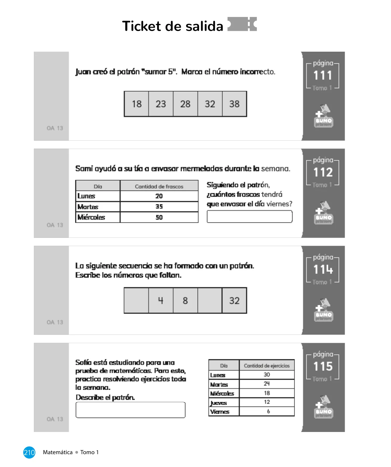 Página 212 de Sumo Primero – Cuarto Básico | Texto del Estudiante MINEDUC – Descargar PDF · 2024