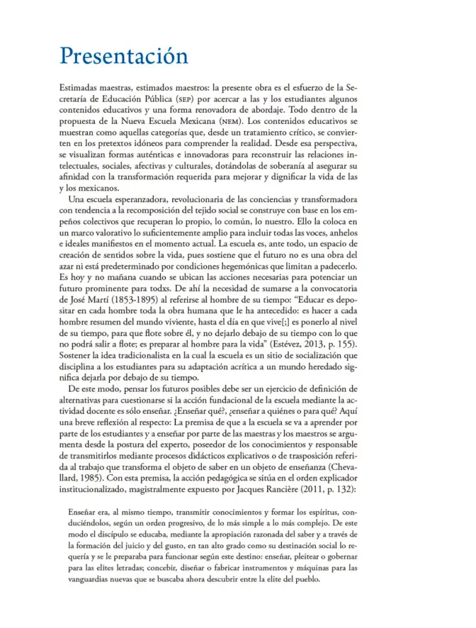 Página 4 de Colección Nanahuatzin. Saberes y pensamiento científico. Libro de Educación Secundaria Grado 3° Ciclo Escolar 2025 - 2026