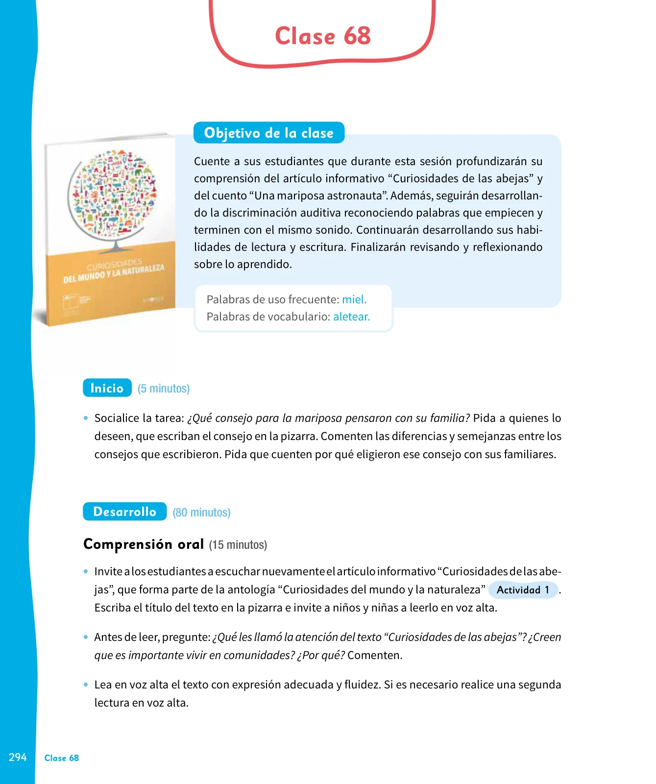 Miniatura página 295 de Lenguaje y Comunicación – Primero Básico | Texto del Estudiante MINEDUC – Descargar PDF · 2024