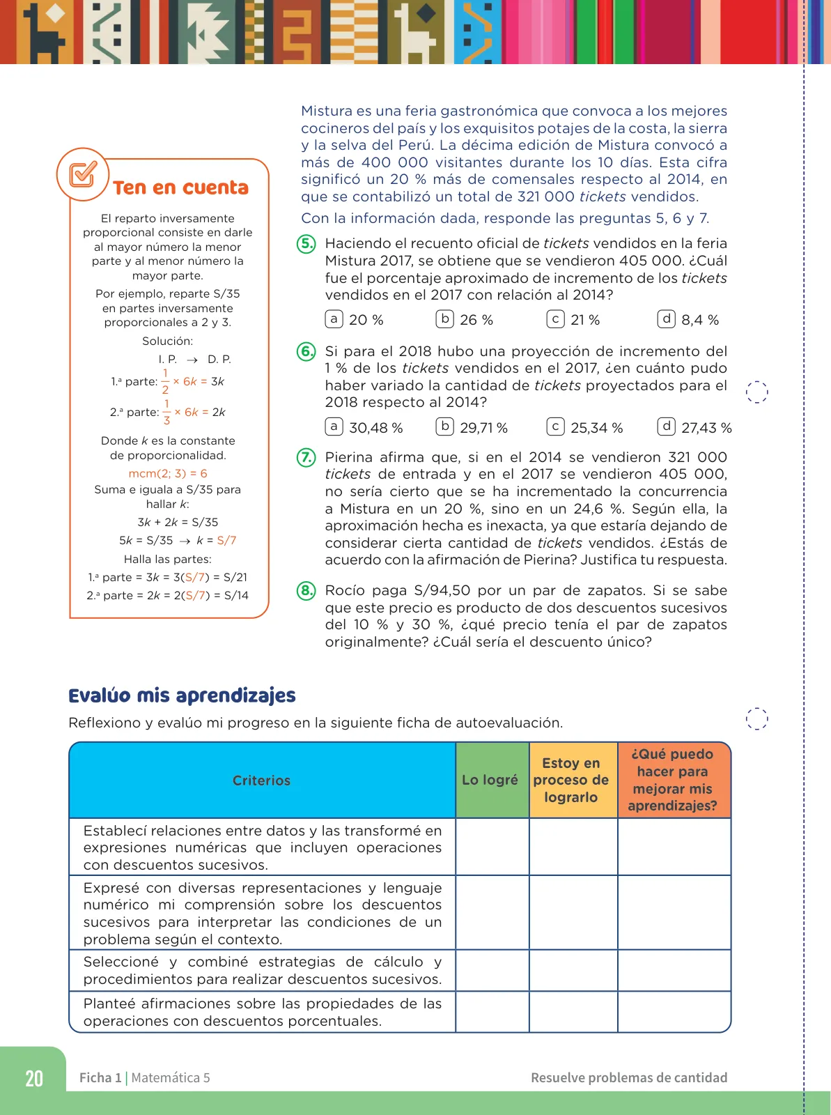 Página 22 de Fichas de Matemática 5 · 2024