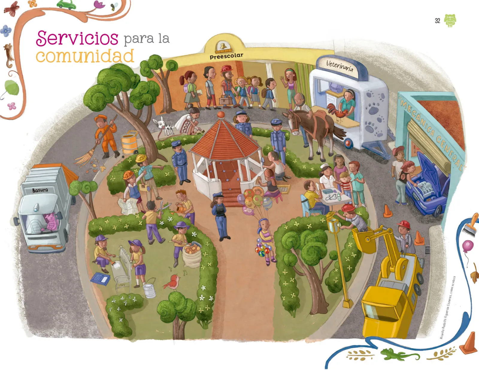 Miniatura página 33 de Explorar e imaginar con mi libro de Preescolar.   Libro de Educación Preescolar Grado 2°  Ciclo Escolar 2025 - 2026