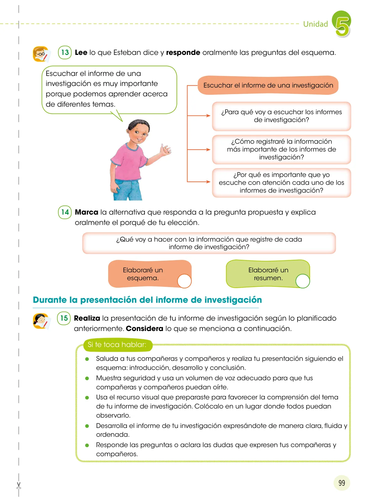 Miniatura página 100 de Comunicación 6 : cuaderno de trabajo para sexto grado de Educación Primaria 2019 · 2019
