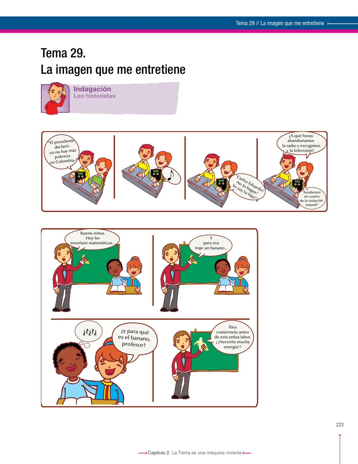 Miniatura página 223 de Lenguaje 6° · Secundaria Activa
