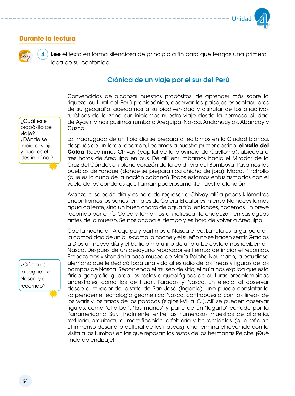 Miniatura página 65 de Comunicación 6 : cuaderno de trabajo para sexto grado de Educación Primaria 2019 · 2019