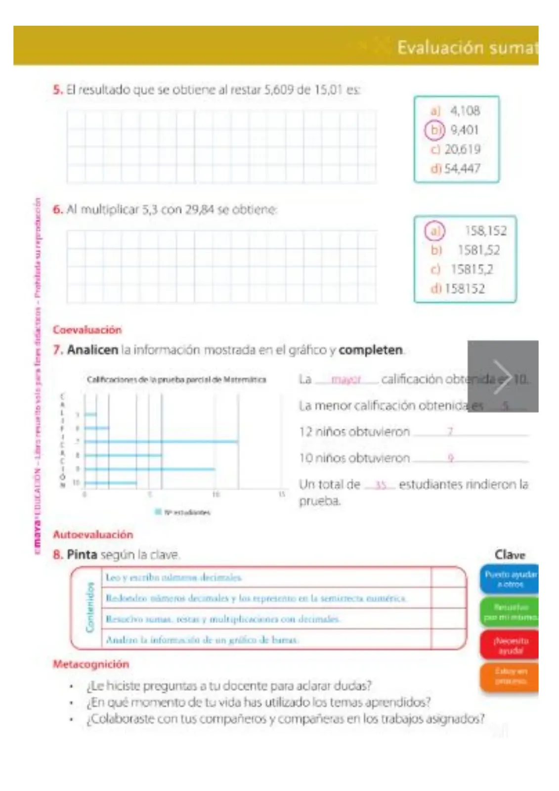 Página 184 de Matematica · 5 EGB · 2025
